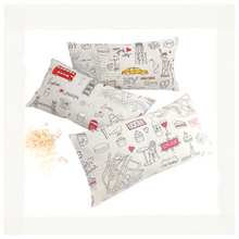 Lade das Bild in den Galerie-Viewer, ZIRBENKISSEN mit Innenkissen "Städtereisen" 40x20 cm - Stoffwahl