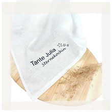 Lade das Bild in den Galerie-Viewer, GESCHIRRTUCH "Sterneköchin" Baumwolle/Leinen - personalisierbar