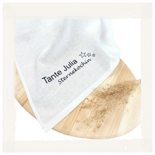 Lade das Bild in den Galerie-Viewer, GESCHIRRTUCH "Sterneköchin" Baumwolle/Leinen - personalisierbar