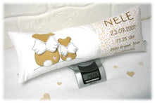 Lade das Bild in den Galerie-Viewer, GEBURTSKISSEN mit Echtmaßen und Gewicht „Bärenfreunde“