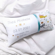 Lade das Bild in den Galerie-Viewer, GEBURTSKISSEN mit Echtmaßen und Gewicht „Meerestiere"