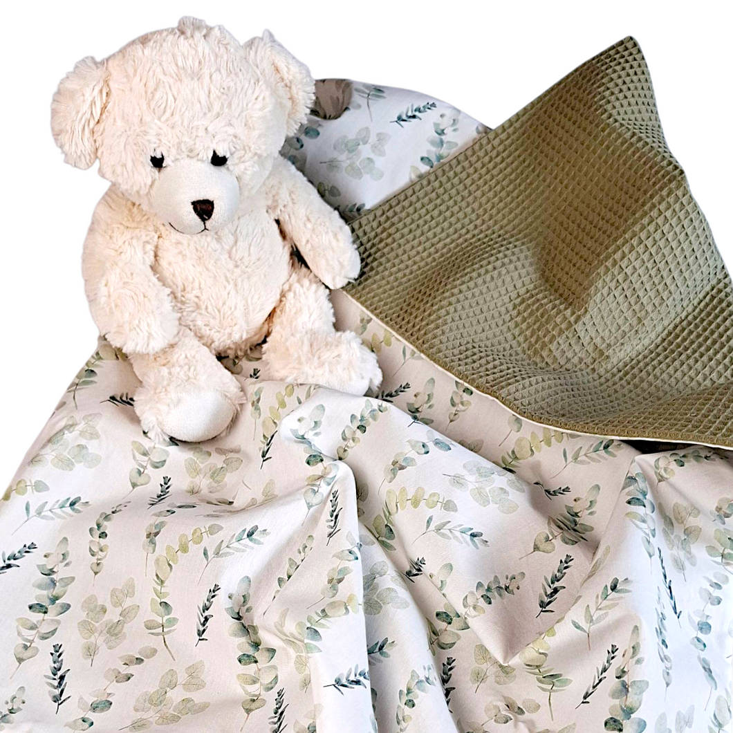 BABYDECKE mit Waffelpique 