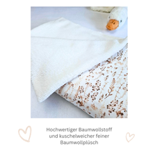 Lade das Bild in den Galerie-Viewer, BABY KUSCHELDECKE mit Plüsch "Gräser"
