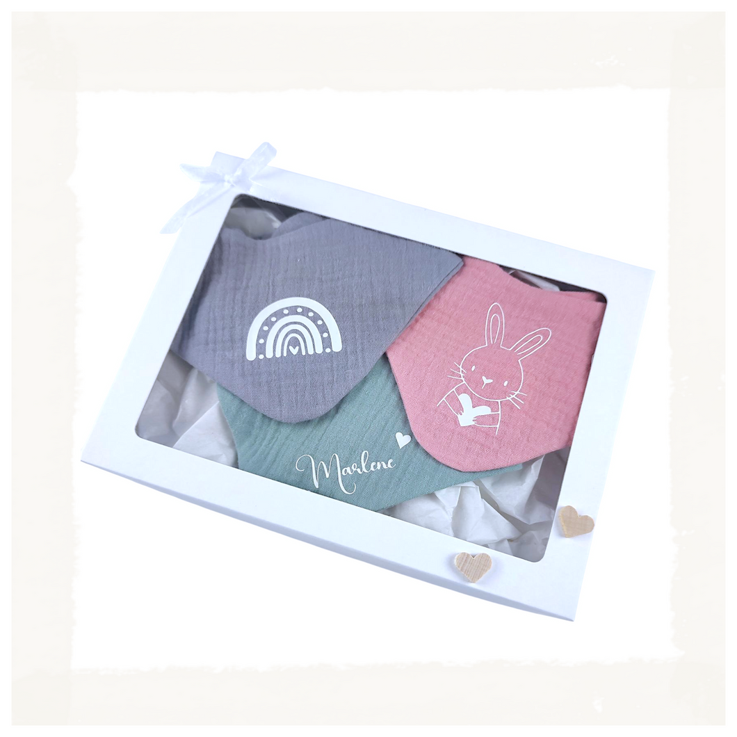 BABY GESCHENKSET Halstücher 