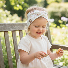 Lade das Bild in den Galerie-Viewer, KNOTENSTIRNBAND HAARBAND "Waldtiere" für Kinder aus Jerseystoff für Mädchen
