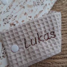 Laden und Abspielen von Videos im Galerie-Viewer, WINDELTASCHE "Gräser" beige mit Wickeldecke &amp; Wunschnamen
