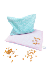 Lade das Bild in den Galerie-Viewer, WÄRMEKISSEN &quot;Dreiecke&quot; mit Farb- &amp; Größenwahl
