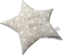 Lade das Bild in den Galerie-Viewer, WÄRMEKISSEN &quot;Stern&quot; mit Wunschname - Farbwahl
